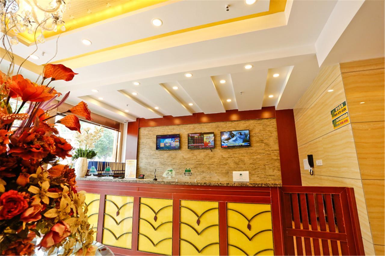 Greentree Inn Jiangxi Jindezhen People Square Jindin Business Hotel Jingdezhen Exterior foto